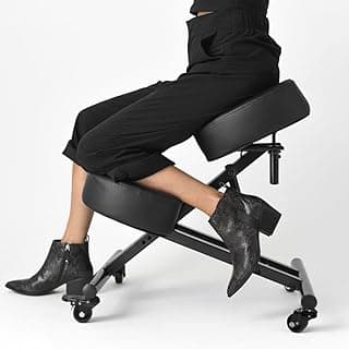 Sleekform Ergonomic Kneeling Chair KC-ALPHAR-BK