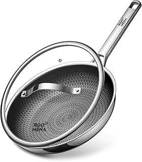 Roomena Skillet RM12inLid 12 Inch 3 Quarts