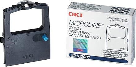Oki Data 52102001 Matrix Printer Ribbon Black
