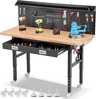 ENJOYWOOD 60x22 inch Garage Workbench WB0301-Plus
