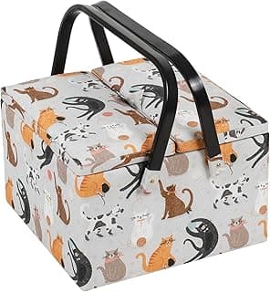Hobby Gift Large Twin Lid Sewing Box MRLTLE