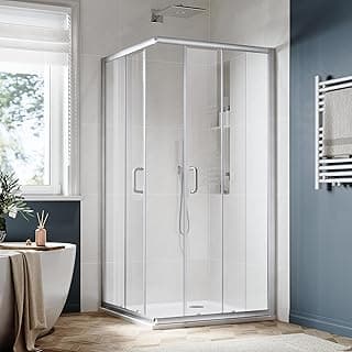 SUNNY SHOWER 34x34x72 inch Corner Shower Enclosure
