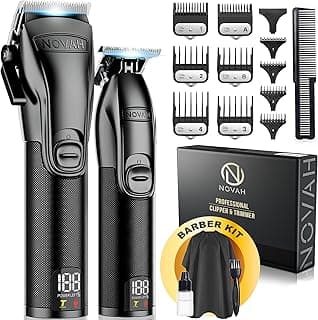 Novah Professional Hair Clippers and Trimmer Set