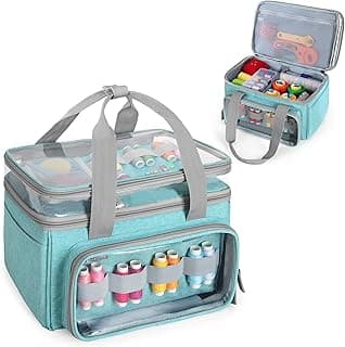 LUXJA Double-Layer Sewing Storage Organizer B0F3CQL4H7