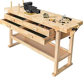 Olympia Tools Hardwood Workbench 90-561 60 Inch 450lbs