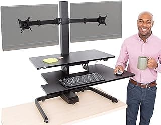 Stand Steady Techtonic Electric Standing Desk Converter