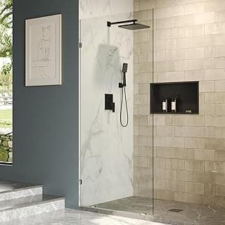 DeerValley 36x78 inch Frameless Shower Glass Panel