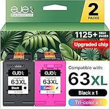ejet 63XL Ink Cartridge Combo Pack Black Color