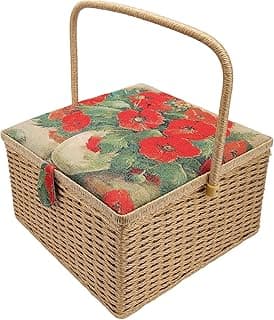 Panv Extra Large Rectangular Sewing Basket
