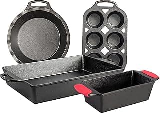 Lodge Cast Iron Bakeware Set BW5SETKFT