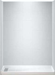 WOODBRIDGE Solid Surface Shower Combo SWP603675-3-SB-M+SBR6036-1000L