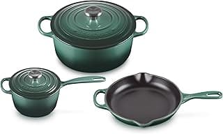 Le Creuset Signature Cast Iron Cookware Set 5 pc