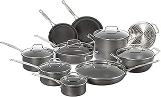 Cuisinart Chef's Classic Non-Stick Hard Anodized 17-Piece Cookware Set