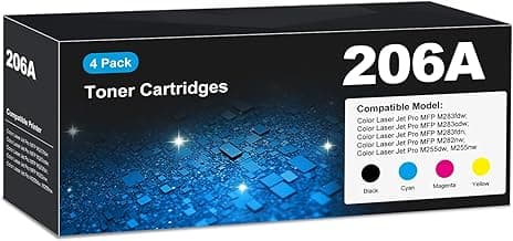 SERENDIPITS 206A Toner Cartridges 4 Pack