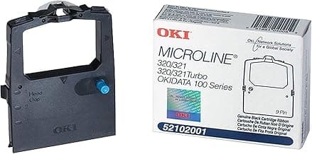 Okidata Black Nylon Ribbon Microline 320 321