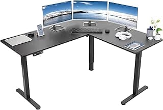 VIVO Corner Standing Desk DESK-E3CTB