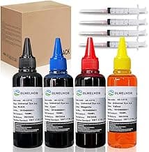 DLMELHOR Universal Refill Dye Ink UDI-4PACK