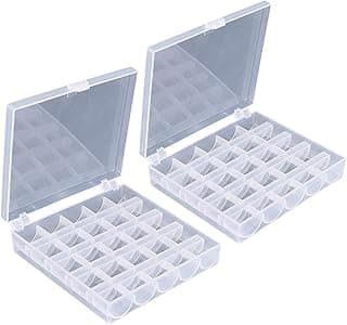 AKIRO 25 Slots Bobbins Spools Storage Box AKI016