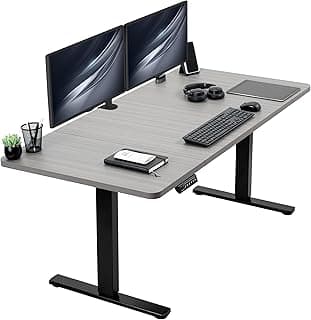 VIVO Electric Standing Desk 60 x 30 inch DESK-KIT-1B6G-30
