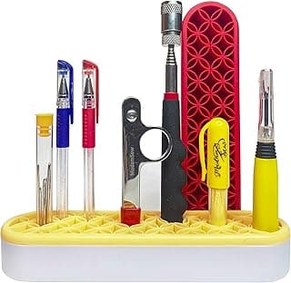 Madam Sew Upright Sewing Tools Caddy Yellow