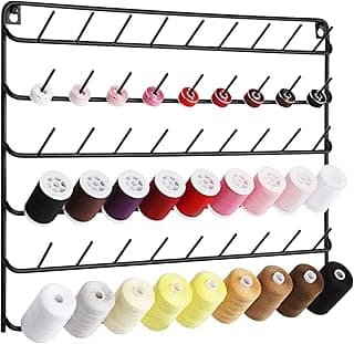 YBING Thread Holder Wall 54 Spools Thread Rack
