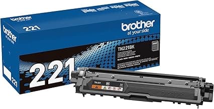 Brother TN221BK Black Toner Cartridge