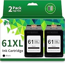 TEINO 61XL 61 Black Ink Cartridge 2 Pack