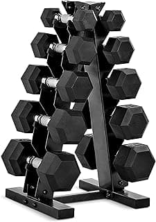 CAP Barbell 150 lb Dumbbell Set with Rack