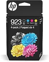 HP 923 CMYK Ink Cartridge 4-Pack