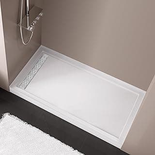 MORVANO 32 x 60 Shower Base Left Drain