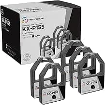 LD Compatible Ribbon Cartridge Panasonic KX-P155 Black 5-Pack