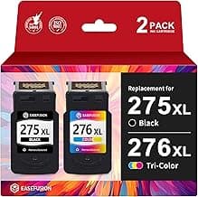 EaseFusion PG-275 CL-276 Ink Cartridges 2 Pack
