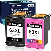 SANUNE 63XL Ink Cartridges