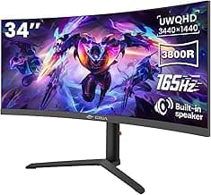 CRUA 34 inch Curved Gaming Monitor CR340QA