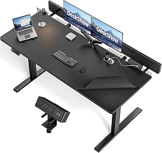 DeskShow Electric Standing Desk 60x30 Inch
