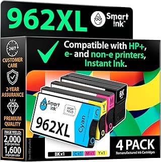 Smart Ink Remanufactured Ink Cartridges 962XL 4 Pack