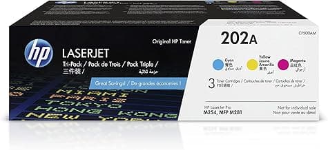 HP 202A CF500AM Toner Cartridge 3-Pack