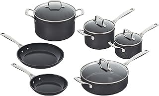 Le Creuset Essential Non-stick Ceramic 10 Pc Cookware Set