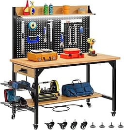 Best Workbenches with Pegboard for Garages 2026