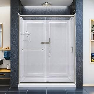 DreamLine Infinity-Z 36x60x76 Shower Door Base Walls