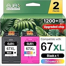 ejet 67XL Ink Cartridges 2 Pack