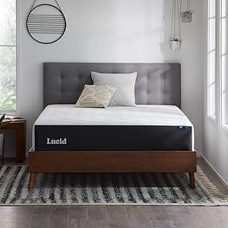 LUCID Queen 12 Inch Memory Foam Mattress LU12QQFR50AF