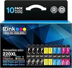 E-Z Ink Remanufactured Ink Cartridge EZE220XL-10P