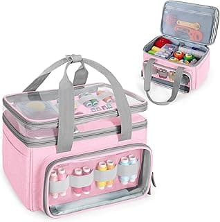 LUXJA Double-Layer Sewing Storage Organizer B0F3CQN1LZ