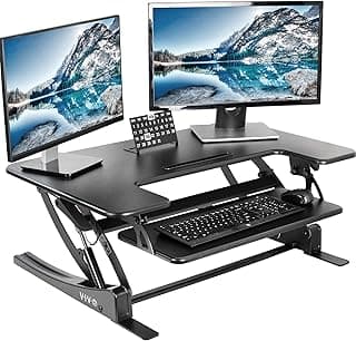 VIVO 36 inch Height Adjustable Stand Up Desk Converter DESK-V000V