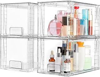 Vtopmart 4 Pack Stackable Storage Drawers B0BZCTXKPZ