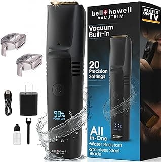Bell+Howell Vacutrim Deluxe Cordless Beard Trimmer B0B59Q76JR