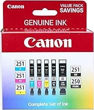 Canon PGI-250/CLI-251 Ink Cartridge 6432B011