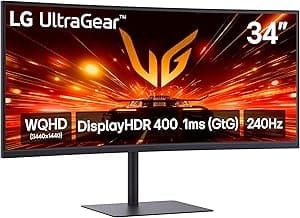 LG 34G630A-B 34 Inch Ultragear Gaming Monitor