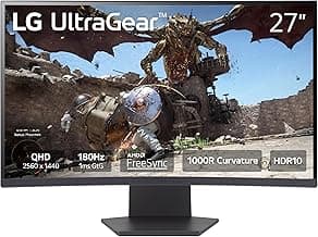 LG 27GS60QC-B 27 Inch Gaming Monitor